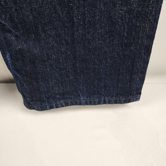 Sean John Jeans Men 32x30 Blue Hamilton Relaxed Straight Rose Gold Buttons Y2K - Picture 7 of 11